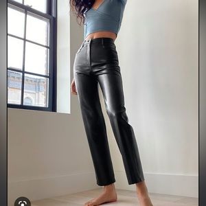 Aritiza Melina Wilfred leather pants